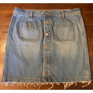 Ann Taylor Loft - Denim Skirt - 14